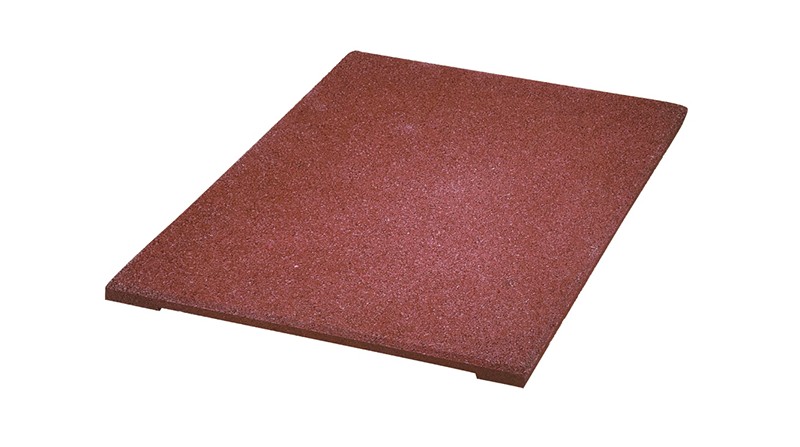 LOSETA CAUCHO GRANULADO ROJO