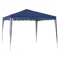 CENADOR ACERO AZUL PLEGABLE