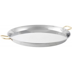 PAELLERA ACERO INOX 42CMS