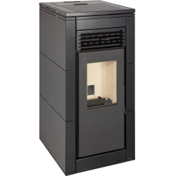 ESTUFA PELLET NEREA 10KW NEGRO