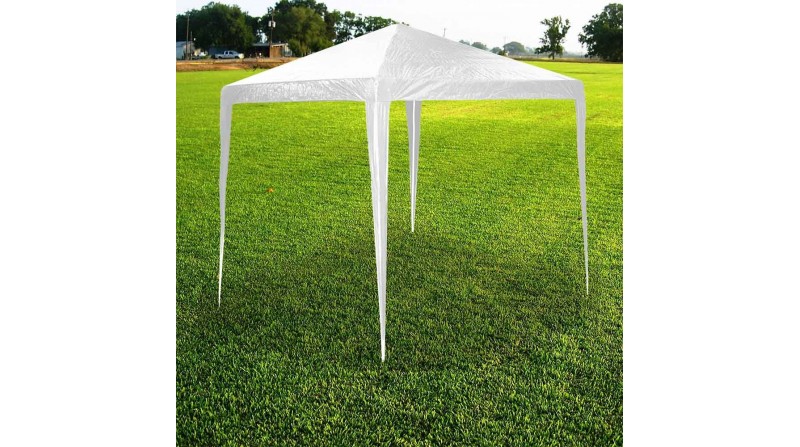 Carpa impermeable color: blanco 300x300x250cm