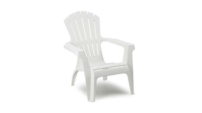 Sillon relax apilable color: blanco 75x86x86cm modelo: dolomiti progarden