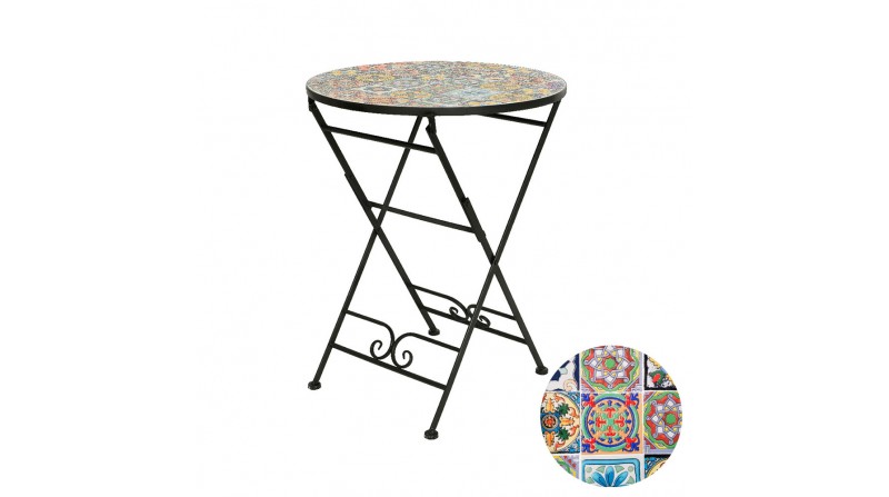 Mesa mosaico modelo praga para exterior