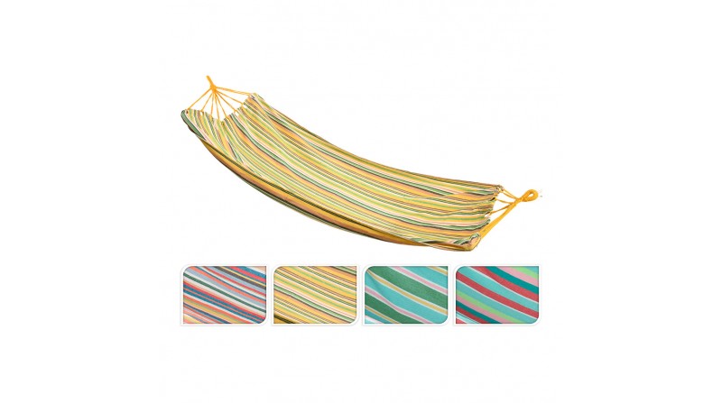Hamaca de algodón y poliéster 100x200cm modelos surtidos