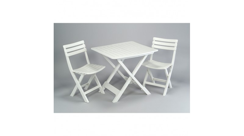 Set de camping color: blanco 44x41x78cm/80x72x70cm modelo: camping set progarden