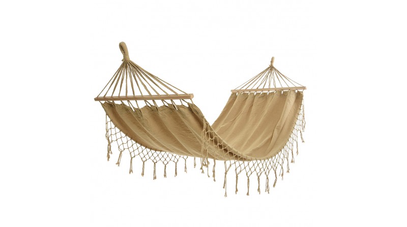 Hamaca lisa de exterior 100x200cm color beige
