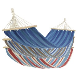 *ult. unidades* hamaca de rayas de algodón y poliéster 80x200cm colores surtidos