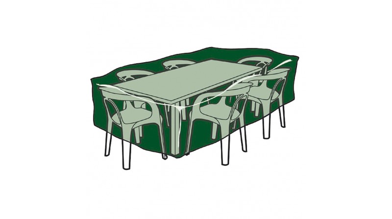 Funda de protección. cubre mesa y sillas 225x143x90cm 100gr/m²