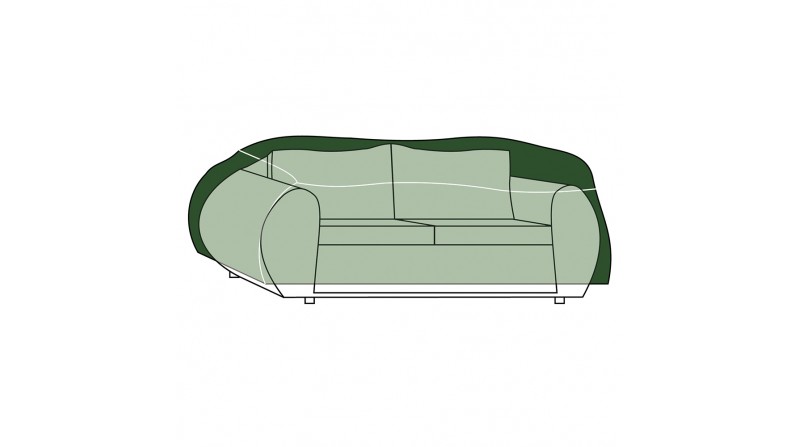 Funda de protección cubre sofá 220x90x70cm 240gr/m²