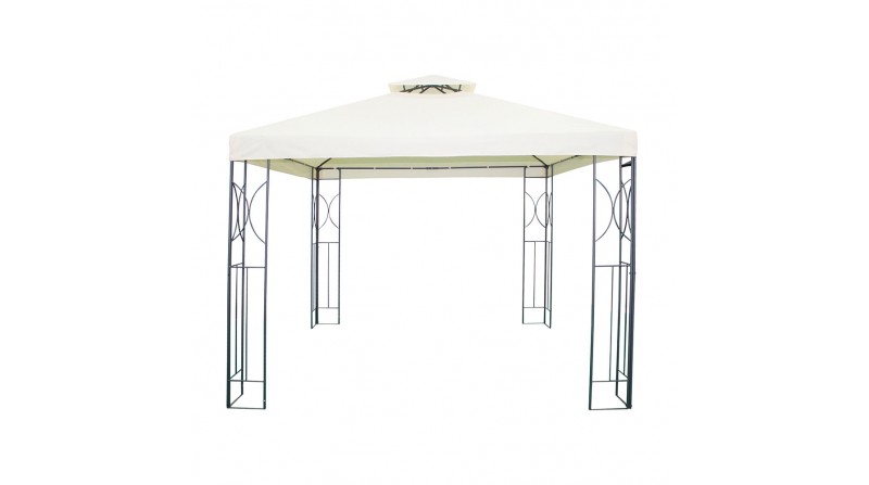 Carpa para eventos 300x300x265cm color: crema