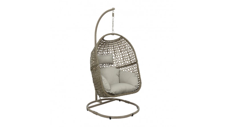 Silla colgante mimbre exterior 95x195cm