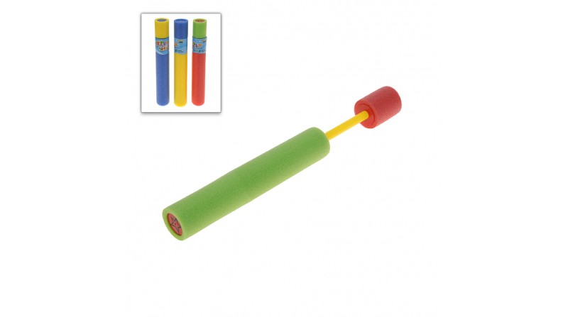 Pistola de agua de espuma ø5x44,5cm colores surtidos. euro/u