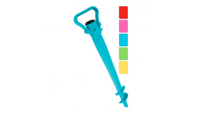 Estaca de plastico para sombrilla 41cm colores surtidos