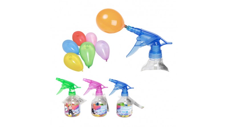 Sifon de globos de agua (50 globos) 17x7cm