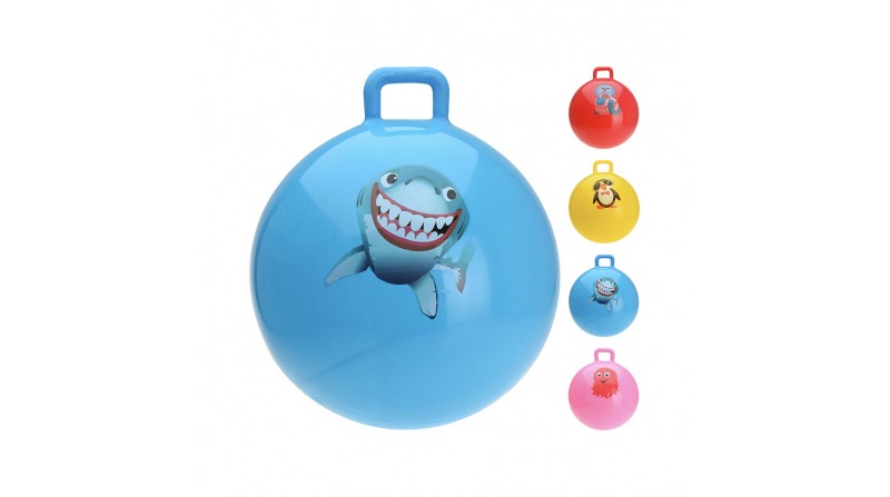 Pelota saltarina diseños y colores surtidos ø55cm