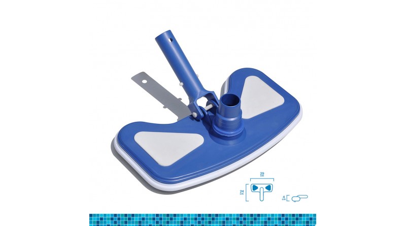 Limpiafondos manual classic 29x24x4cm color azul edm