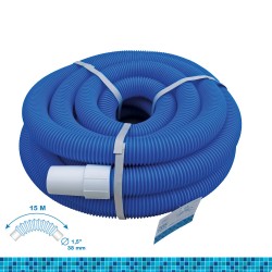 Manguera autoflotante ø3,8cm 15m color azul pe edm