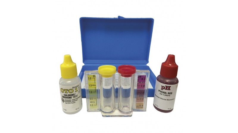 Kit test para piscinas cloro - ph- alcalinidad edm