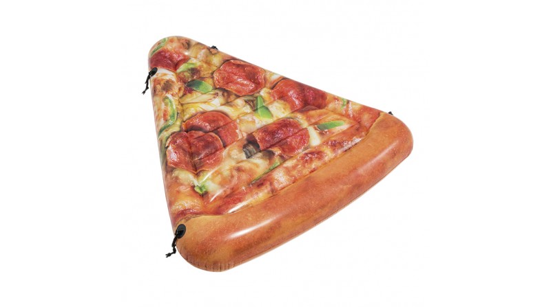 Colchoneta hinchable 175x145cm modelo porcion pizza. intex