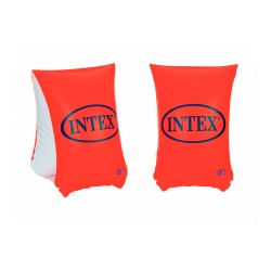 Manguitos hinchables. color rojo 30x15cm. intex