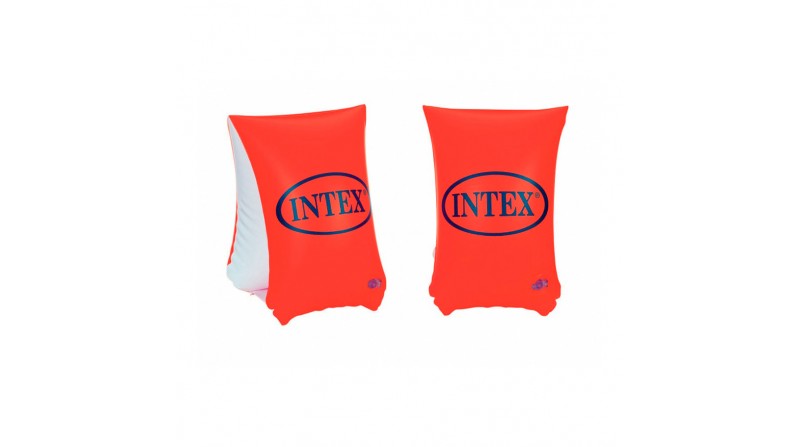 Manguitos hinchables. color rojo 30x15cm. intex