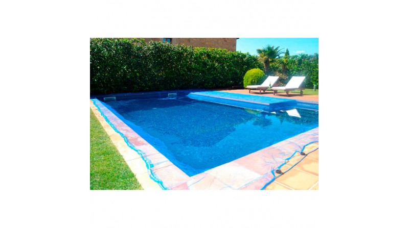 Malla para piscina 4x4m leaf pool cover