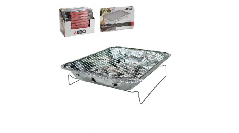 Barbacoa desechable 31x24x4cm bbq