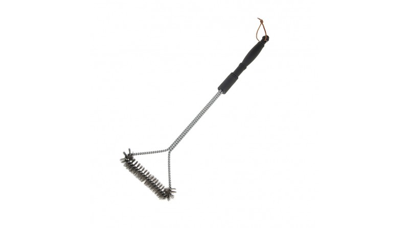 Cepillo para barbacoa metalico con mango 16,3x54,5cm bbq