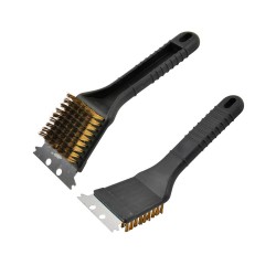 Cepillo/espatula para barbacoa con mango 20cm edm