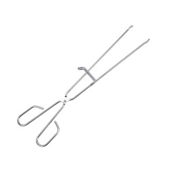 Pinzas para barbacoa de acero inox. con tope 45cm