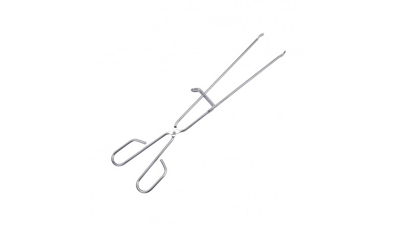 Pinzas para barbacoa de acero inox. con tope 45cm