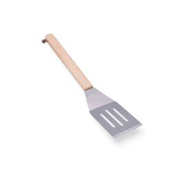 Espatula para barbacoa. madera/acero inox 41cm edm