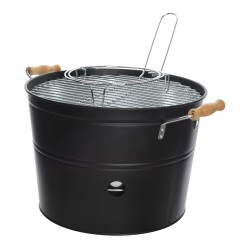 Barbacoa cubo con parrilla de ø32cm bbq