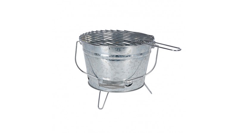 Barbacoa de zinc modelo barril ø27cm bbq