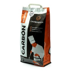 *ult.unidades* saco de carbon vegetal 3kg alta calidad carboquick
