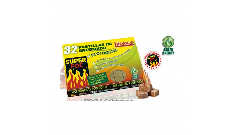 Pack 32 pastillas ecologicas 08100 superfoc