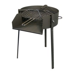 Barbacoa redonda c/soporte para paella ø60cm imex el zorro