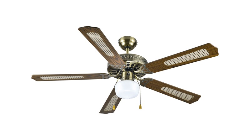 VENTILADOR TECHO C/LUZ 5 ASPAS