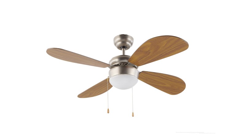 VENTILADOR TECHO C/LUZ 4ASPAS 105CM