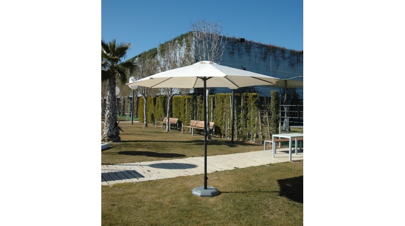 PARASOL ALUMINIO BEIGE